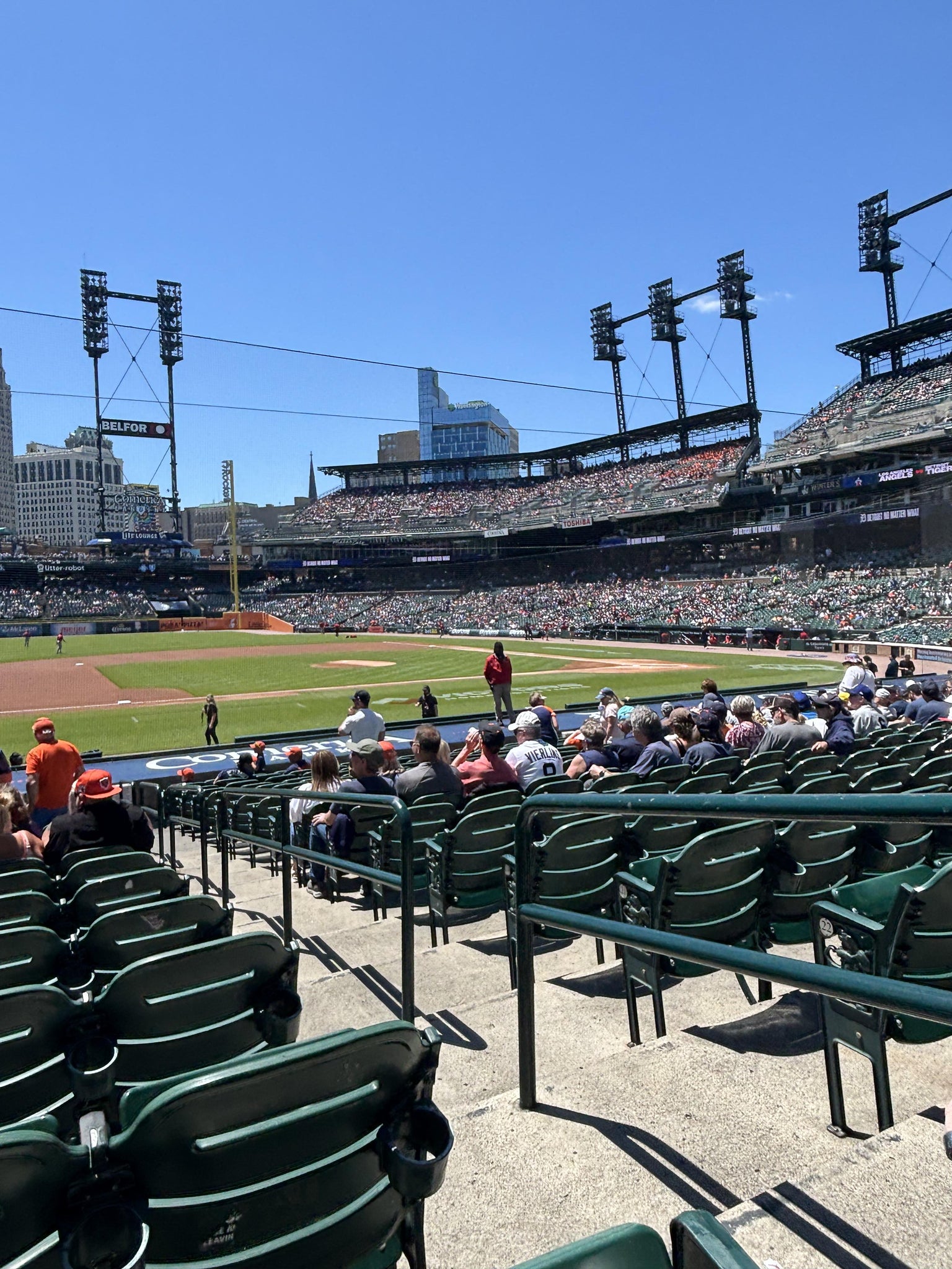 Real Fan View taken from Section 135 at Comerica Park by Ramon G
