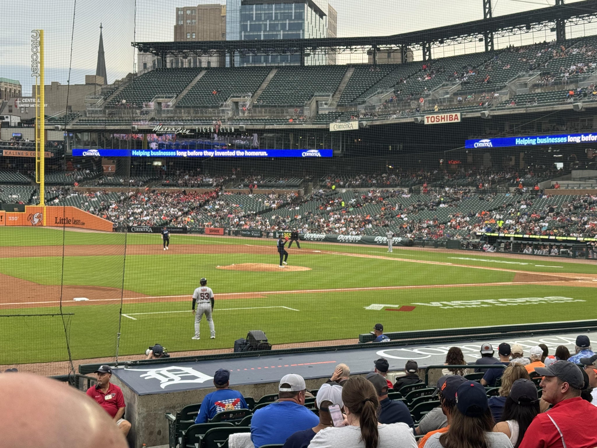 Real Fan View taken from Section 136 at Comerica Park by Scott H