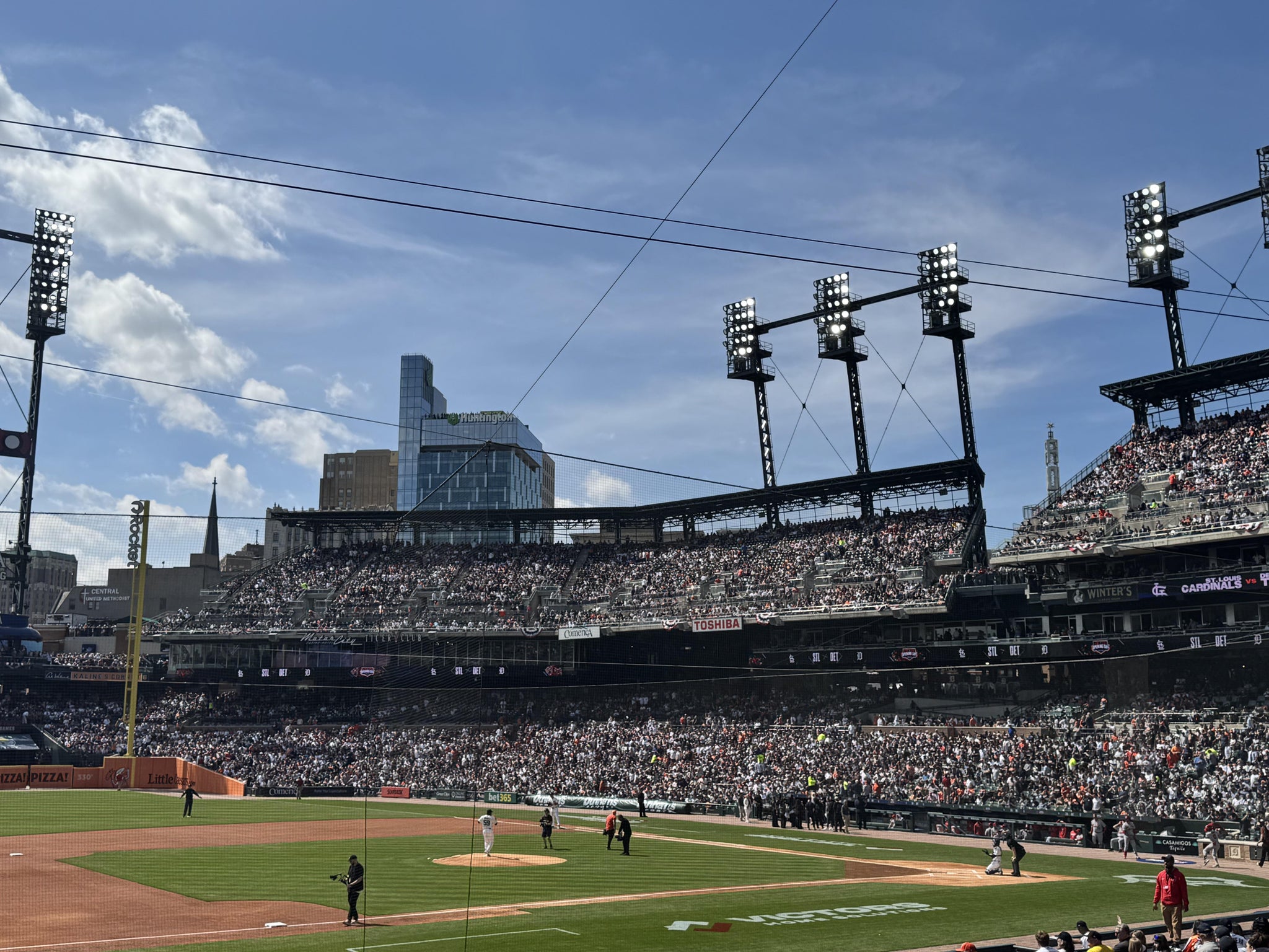 Real Fan View taken from Section 136 at Comerica Park by Steve H