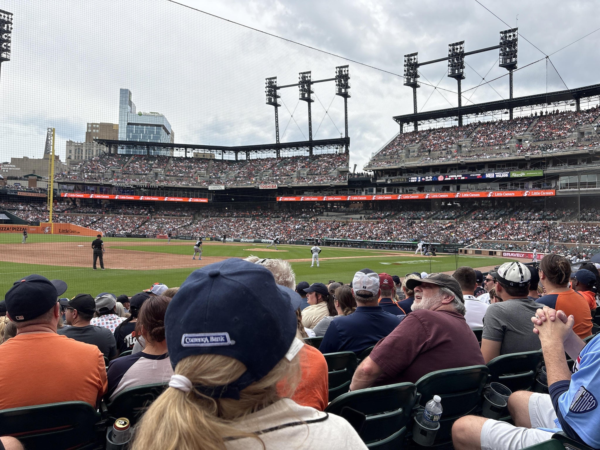 Real Fan View taken from Section 137 at Comerica Park by Elizabeth W