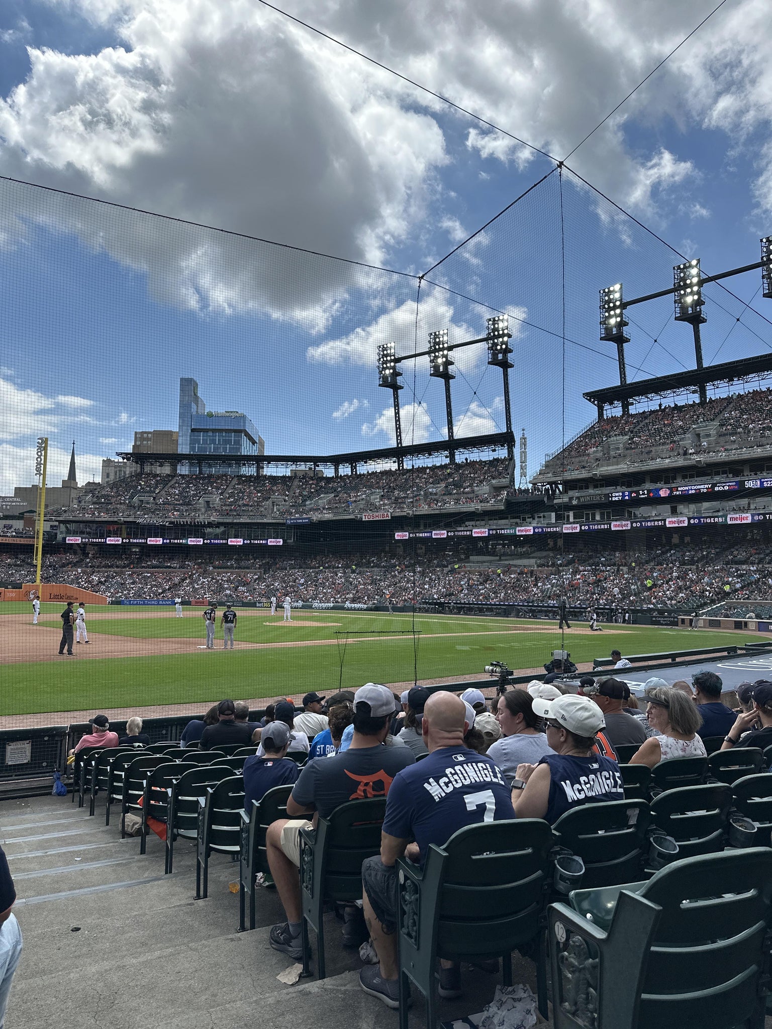 Vue réelle des fans prise de la Section 137 au site Comerica Park par Hunter G