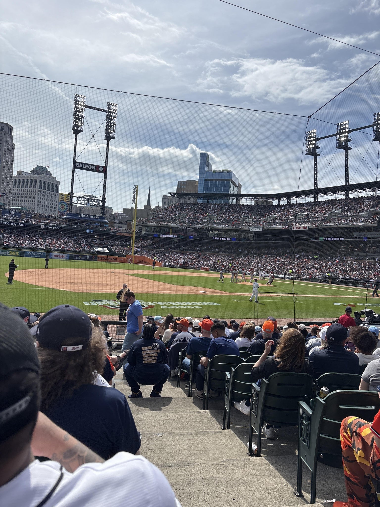 Real Fan View taken from Section 137 at Comerica Park by Jaclyn H