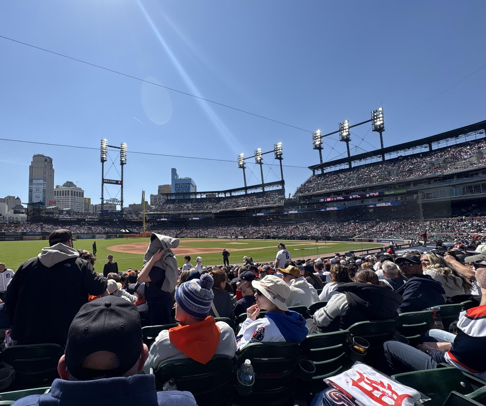 Real Fan View taken from Section 137 at Comerica Park by Jason G