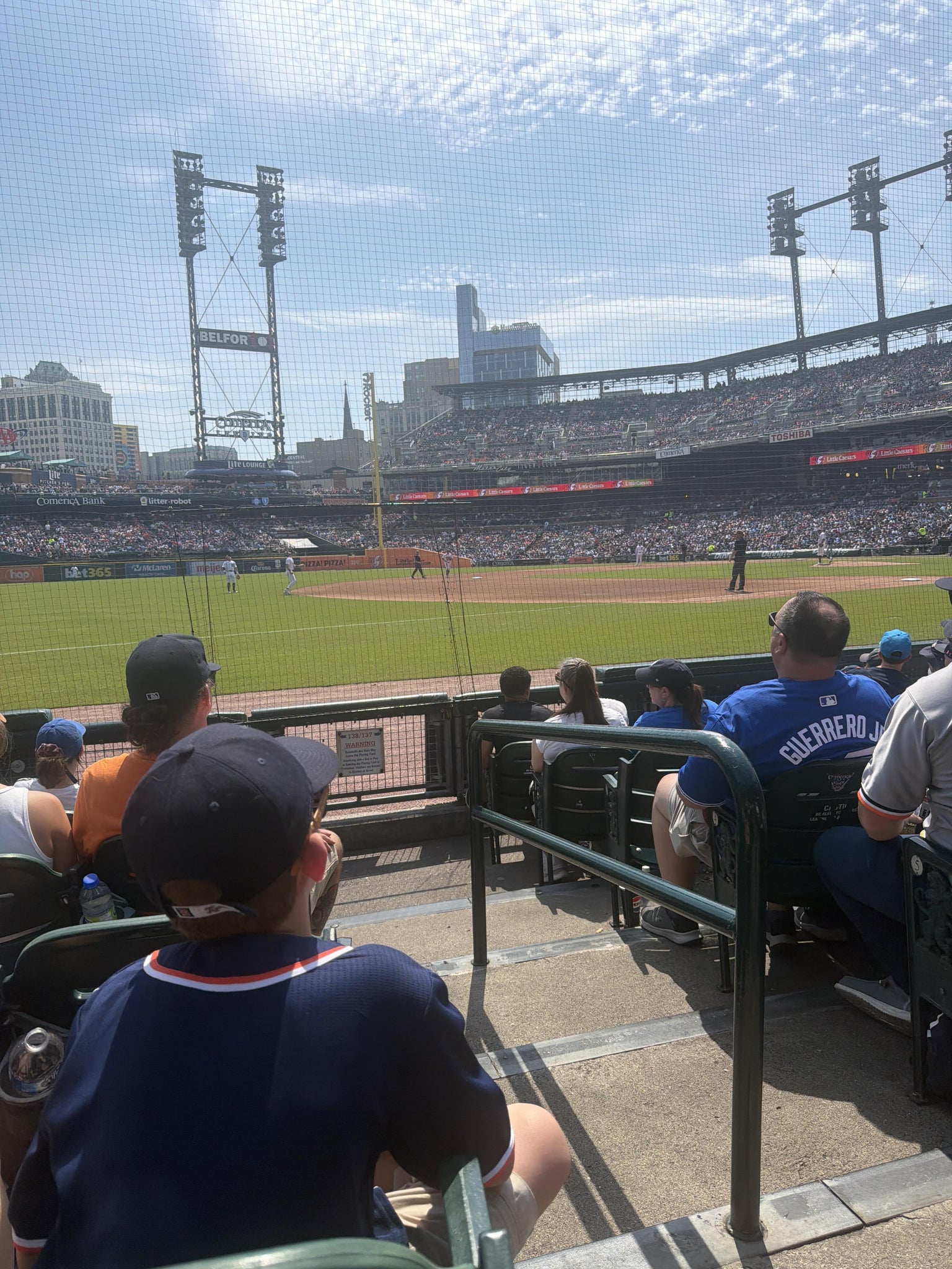 Real Fan View taken from Section 138 at Comerica Park by Alli D