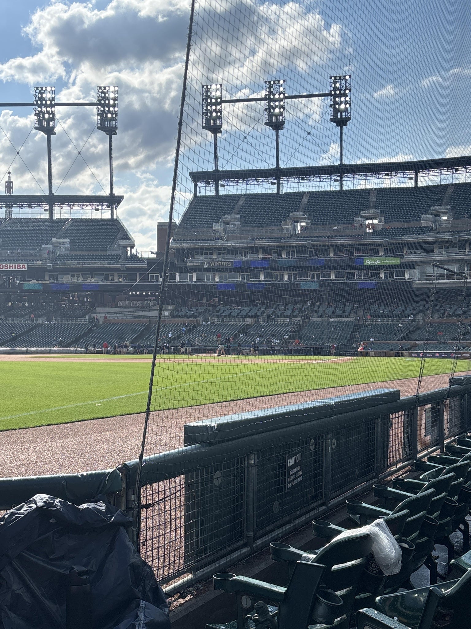 Real Fan View taken from Section 142 at Comerica Park by Nicholas gerard D
