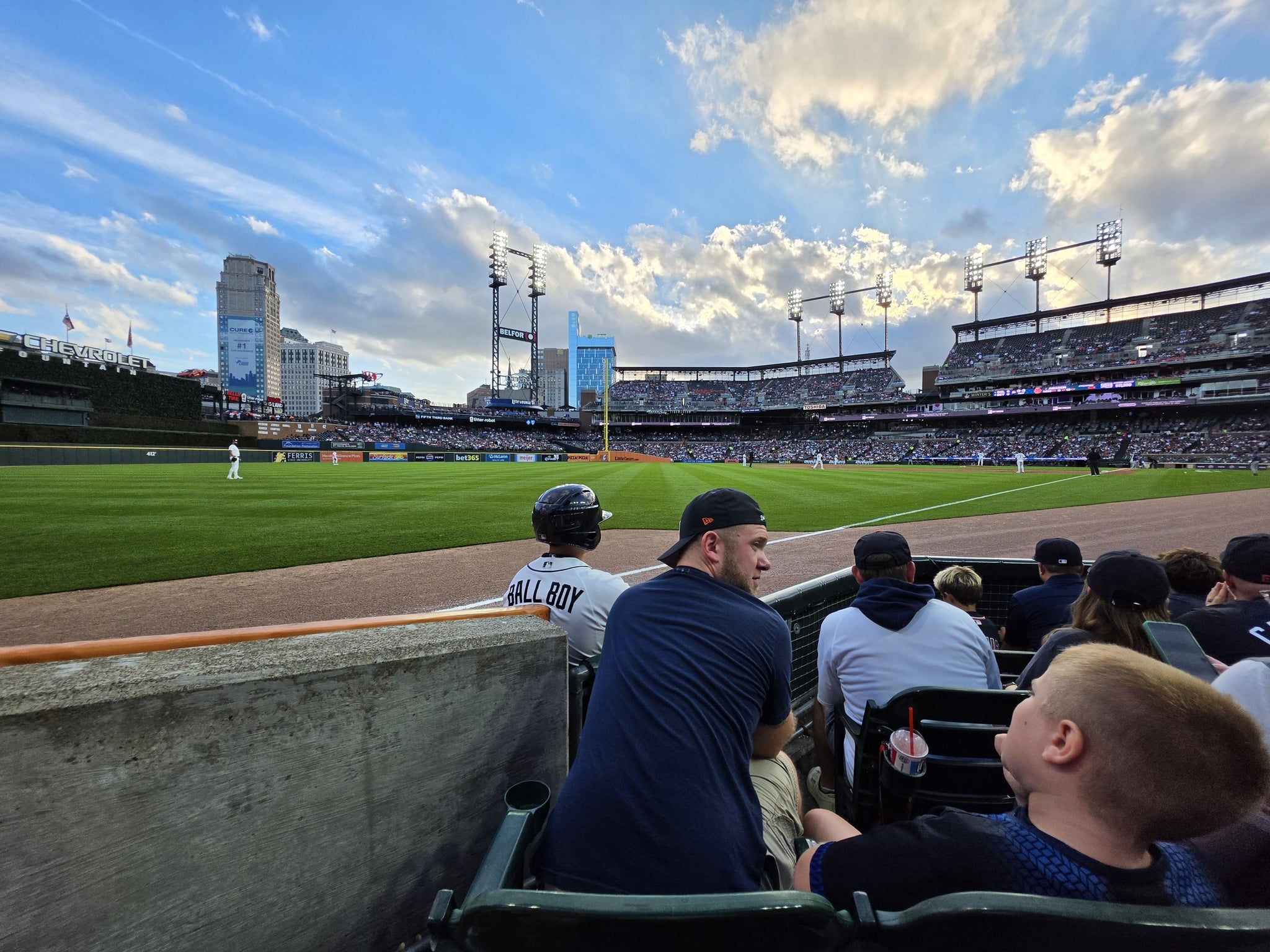 Real Fan View taken from Section 142 at Comerica Park by Stephen D