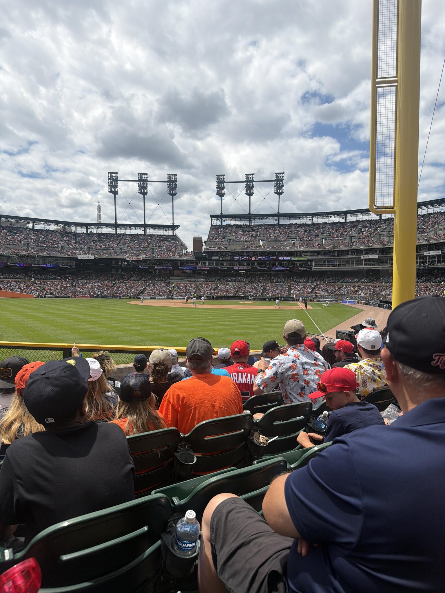 Real Fan View taken from Section 144 at Comerica Park by Joseph W