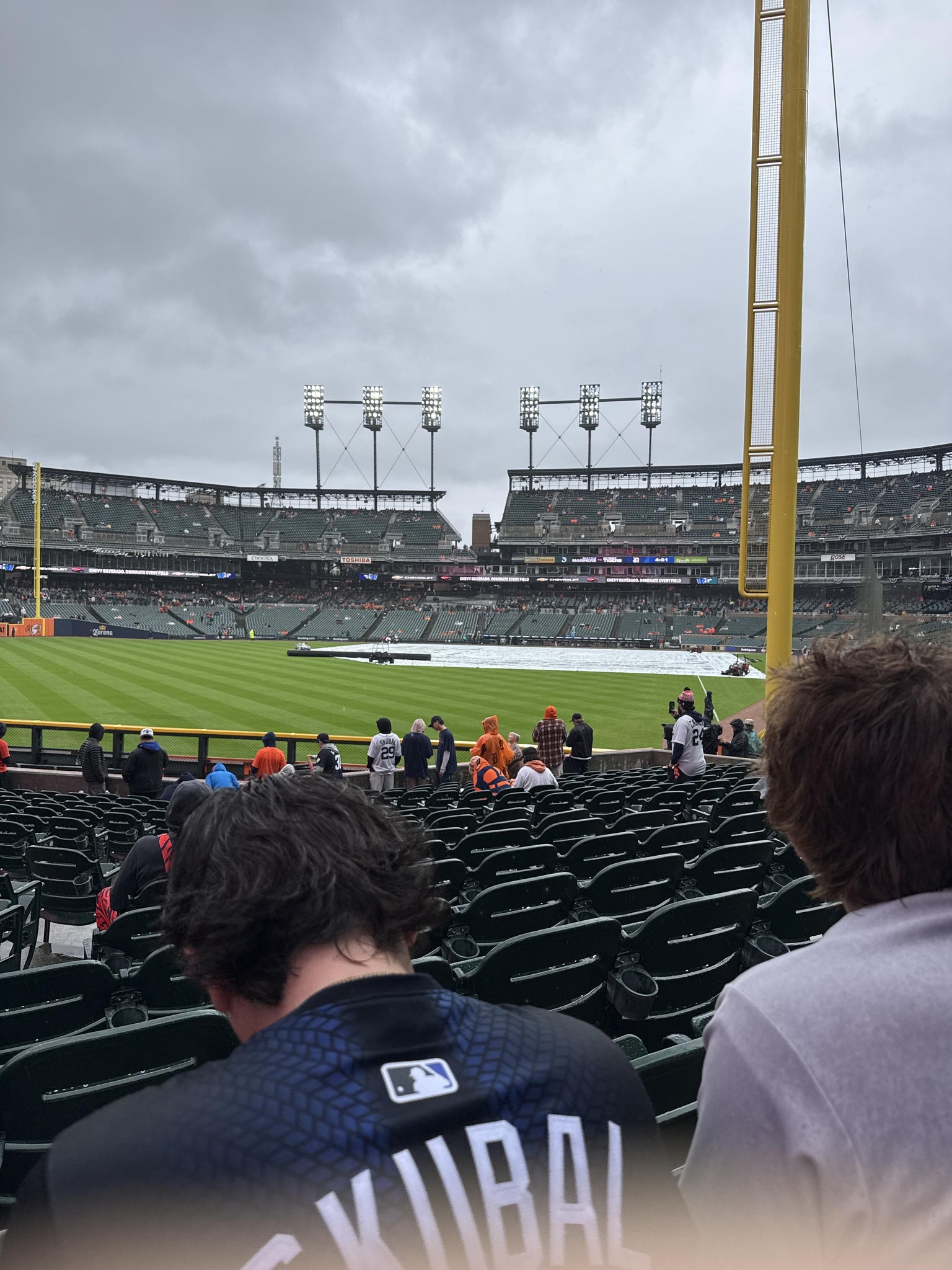 Vue réelle des fans prise de la Section 145 au site Comerica Park par Stephen C