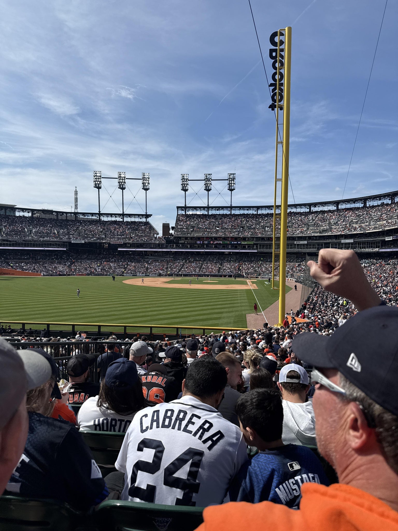 Real Fan View taken from Section 146 at Comerica Park by Nathan B