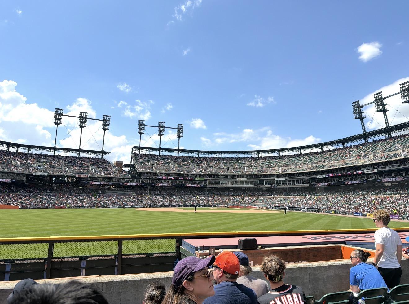 Vue réelle des fans prise de la Section 150 au site Comerica Park par Jaden W