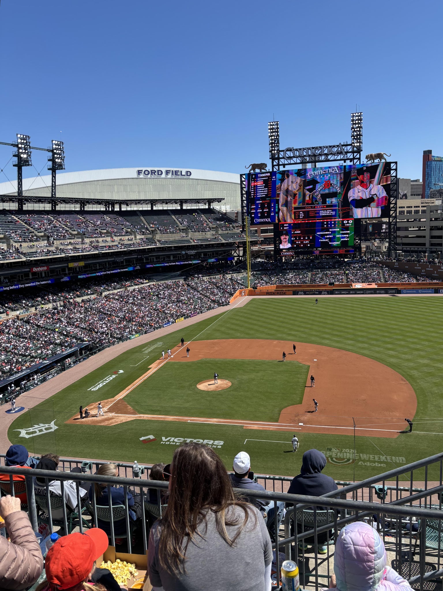 Real Fan View taken from Section 321 at Comerica Park by Justin R
