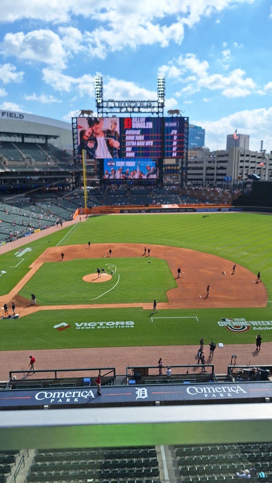 Real Fan View taken from Section 322 at Comerica Park by Mark S