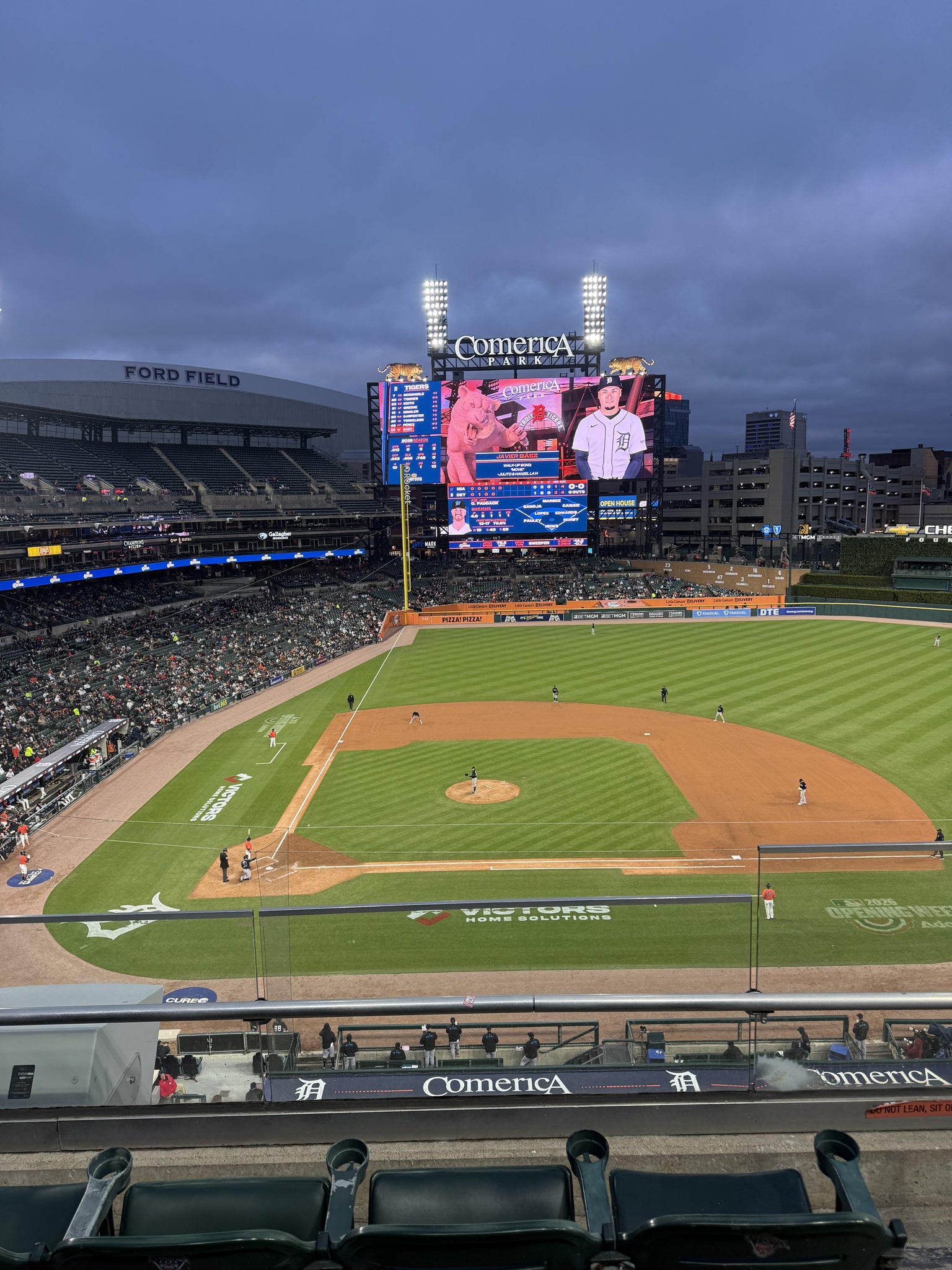 Real Fan View taken from Section 323 at Comerica Park by Jesse S