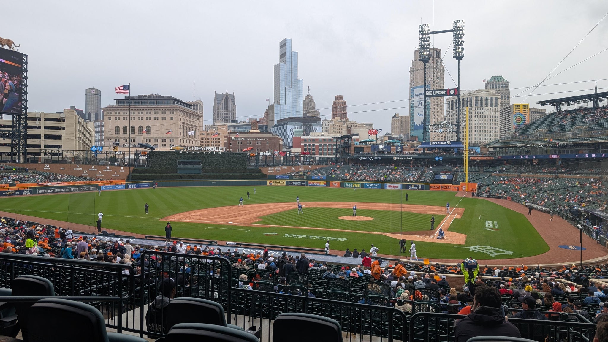 Real Fan View taken from Section 325 at Comerica Park by Joe T