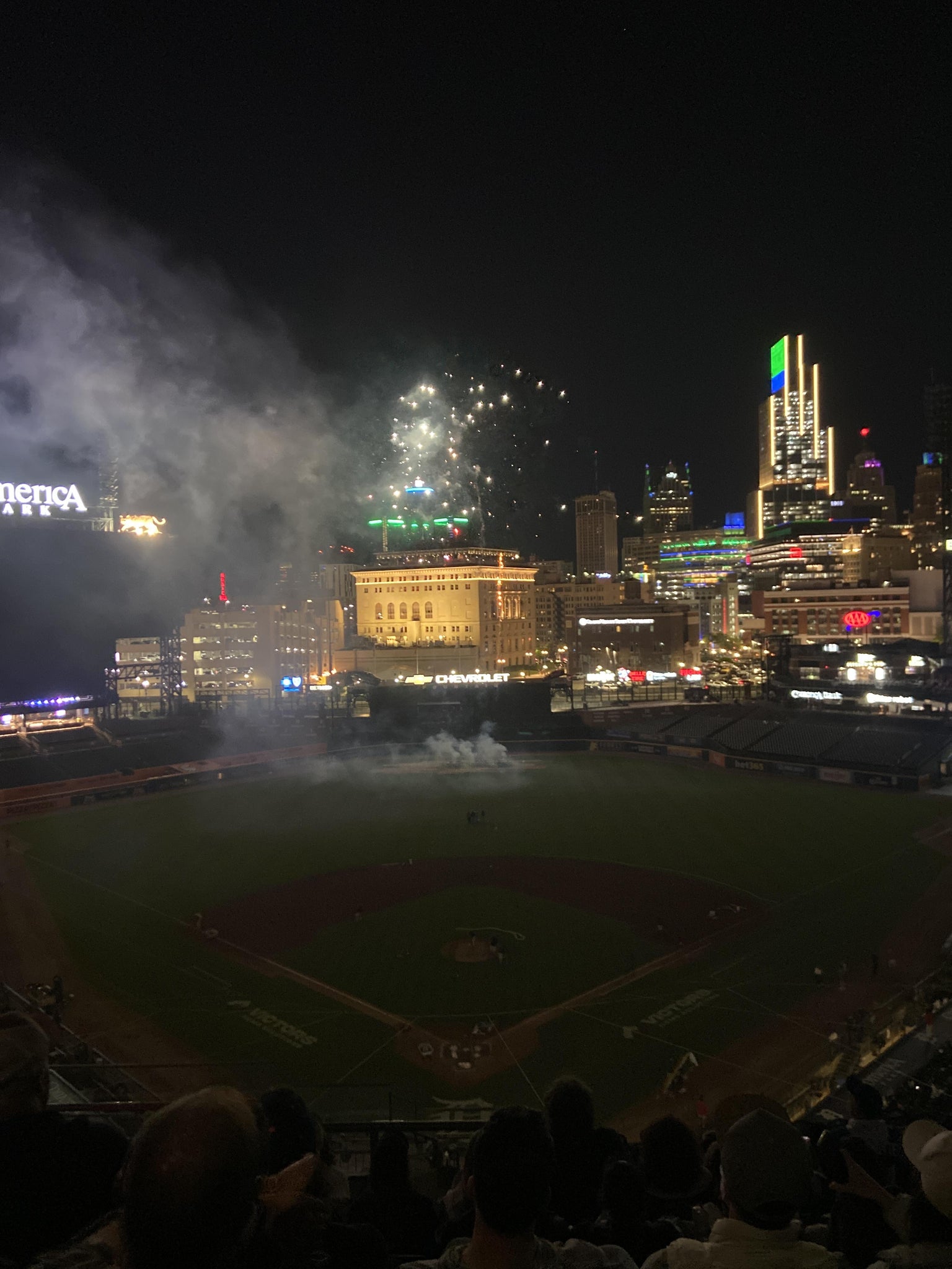 Vue réelle des fans prise de la Section 327 au site Comerica Park par Isaac C