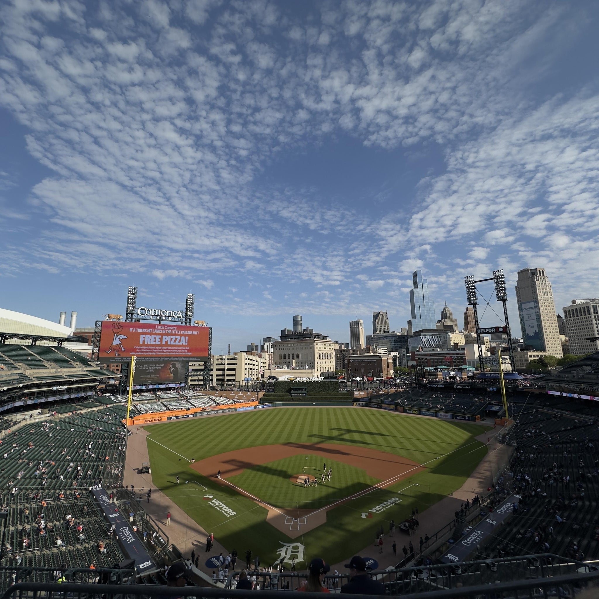 Vue réelle des fans prise de la Section 327 au site Comerica Park par Nalie T