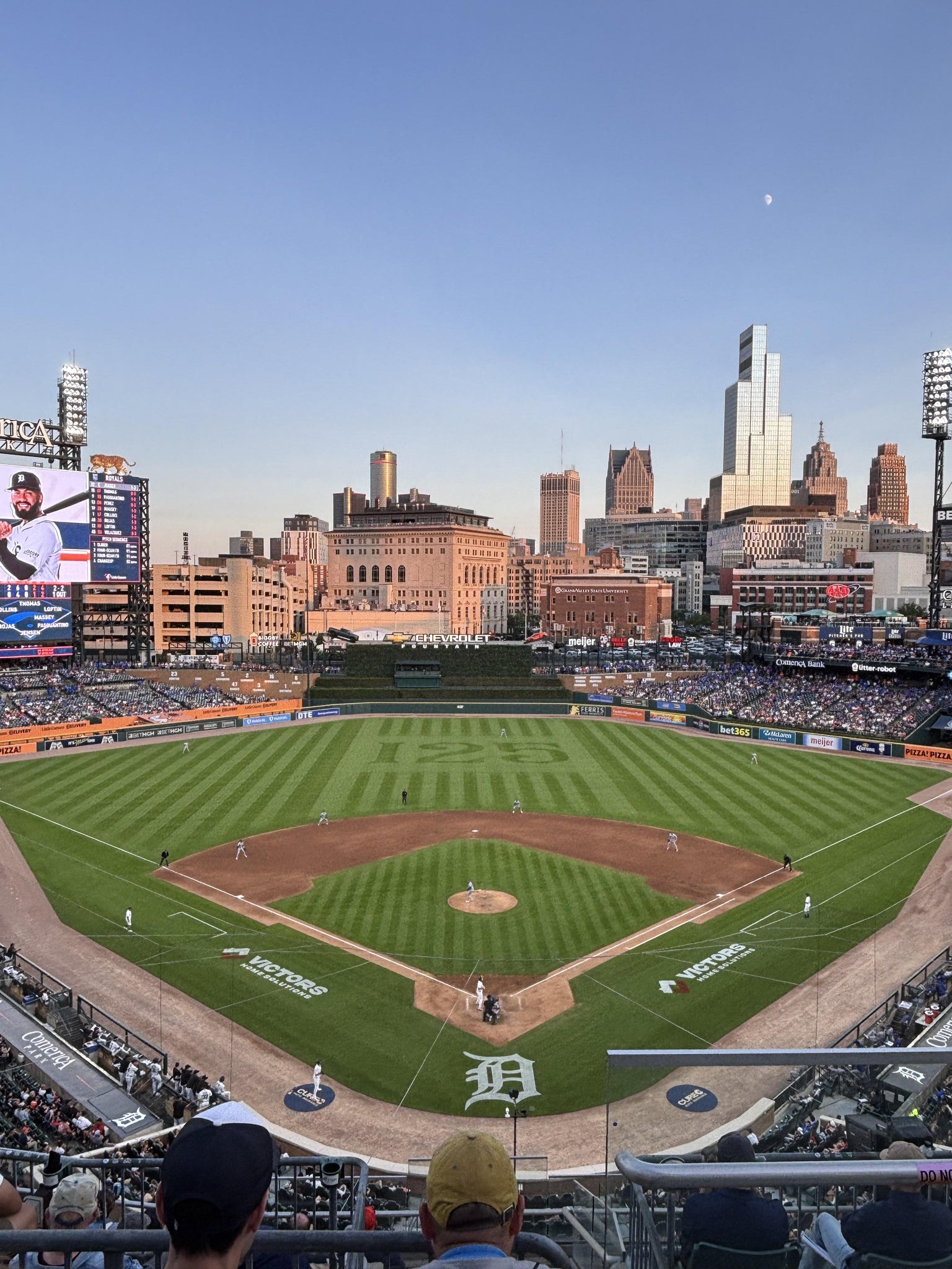 Real Fan View taken from Section 328 at Comerica Park by Adam W