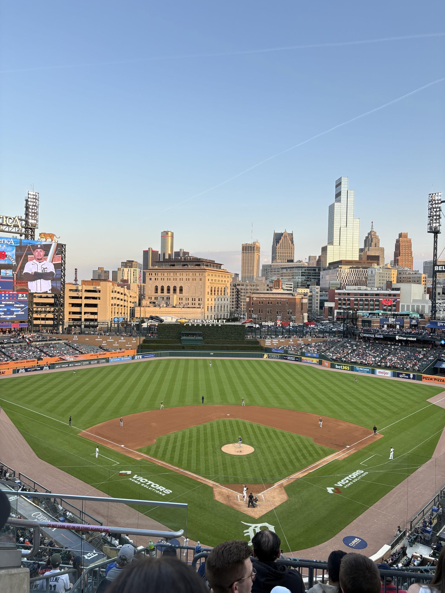 Real Fan View taken from Section 328 at Comerica Park by Christos S