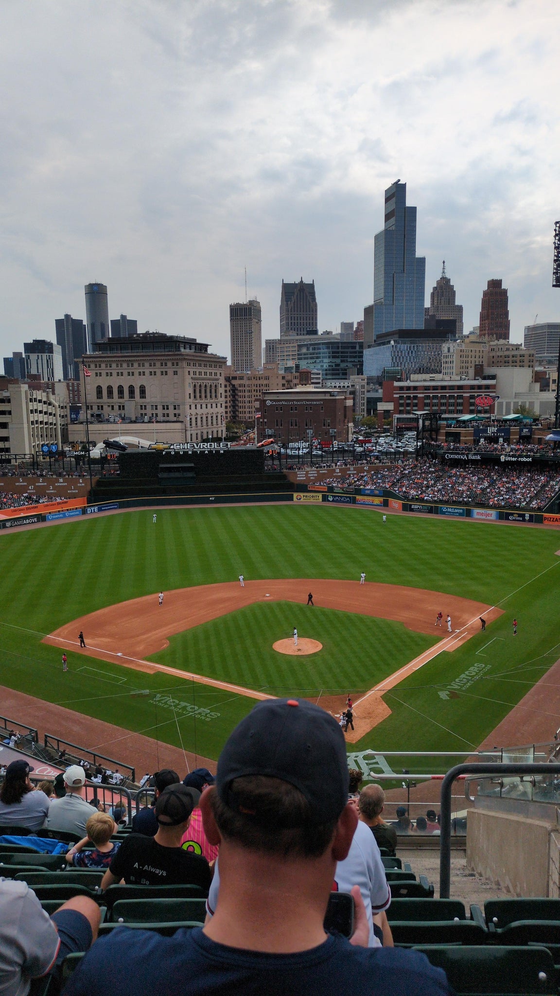 Real Fan View taken from Section 329 at Comerica Park by Lance G