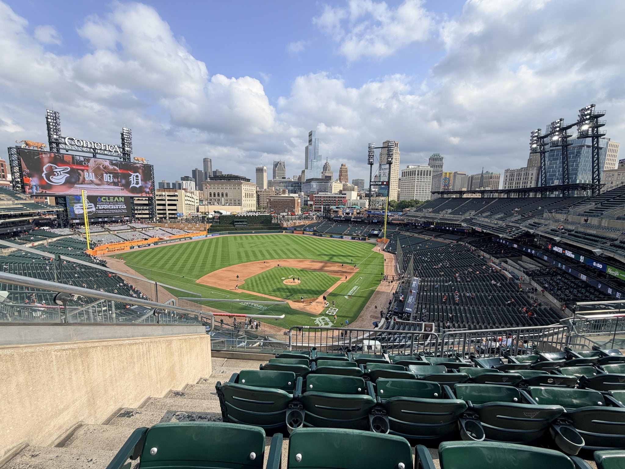 Real Fan View taken from Section 329 at Comerica Park by Chasity D