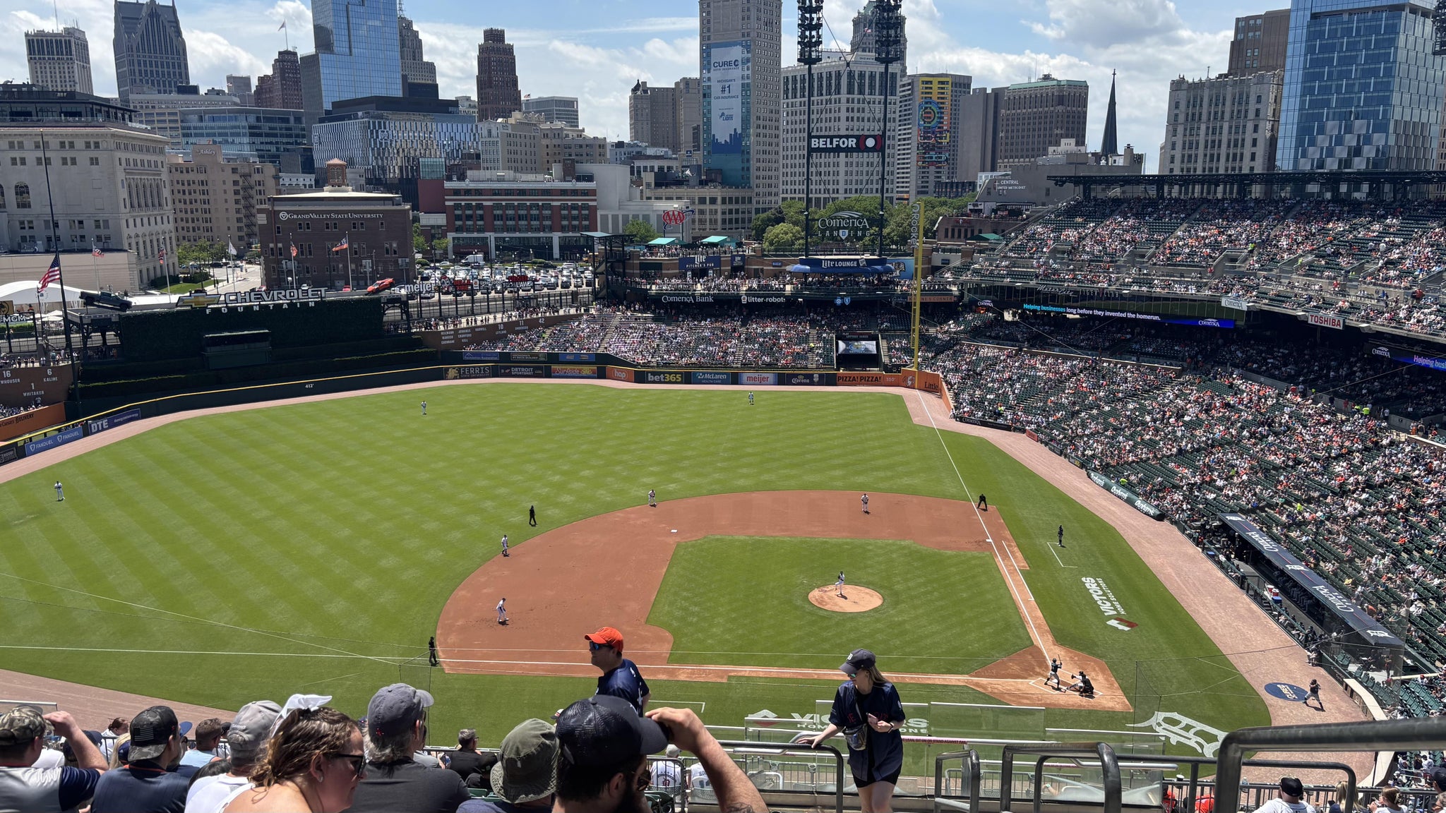 Real Fan View taken from Section 333 at Comerica Park by Anonymous User