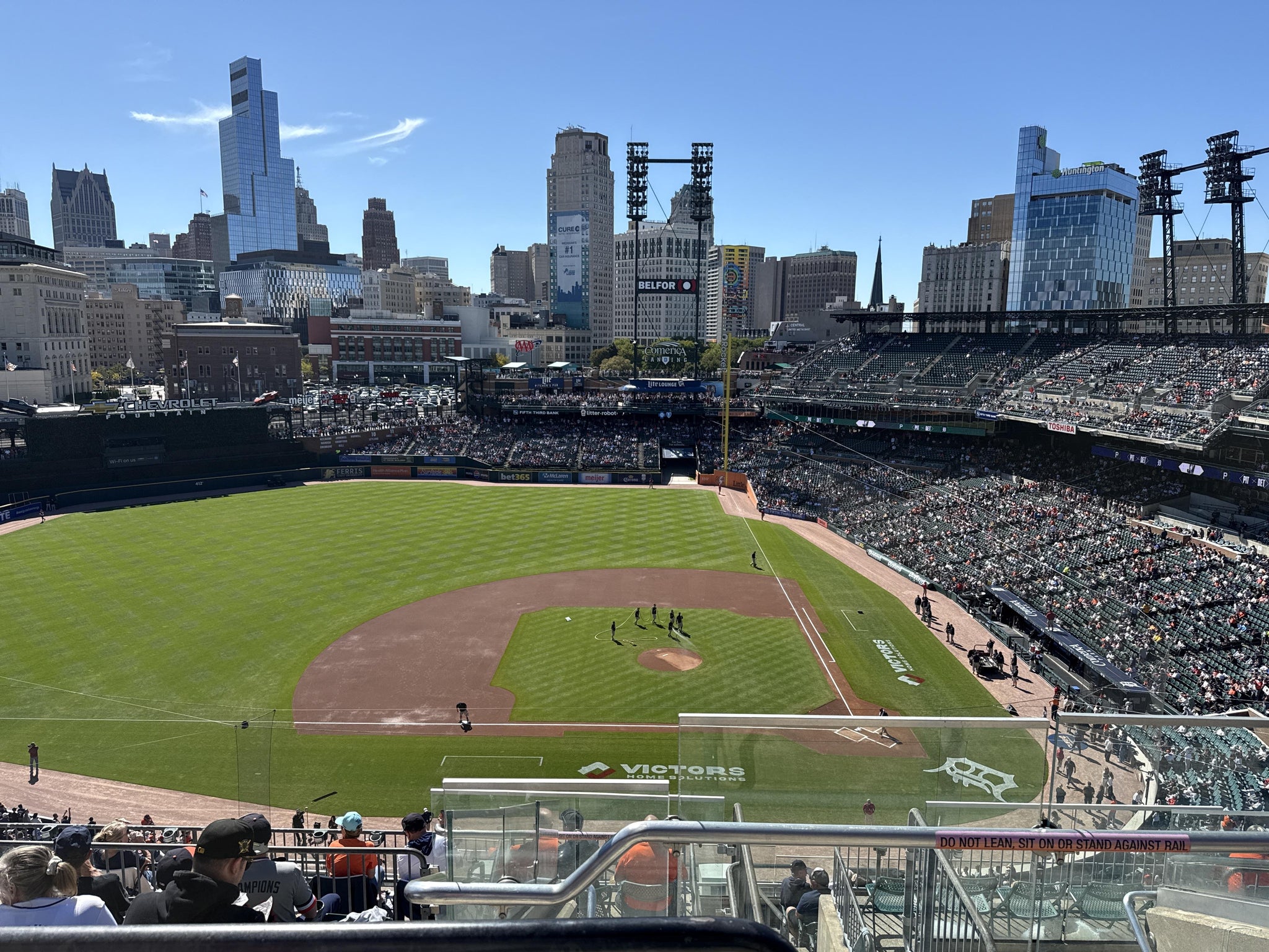 Vue réelle des fans prise de la Section 333 au site Comerica Park par Garrett H