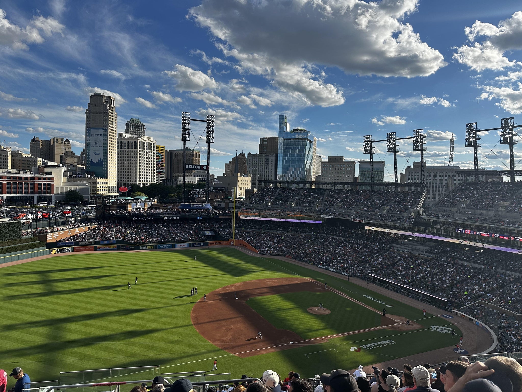 Real Fan View taken from Section 337 at Comerica Park by Brittany B