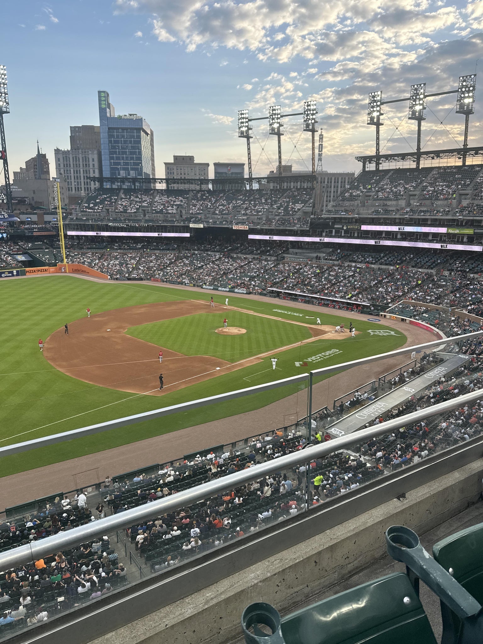 Real Fan View taken from Section 338 at Comerica Park by Jeff S