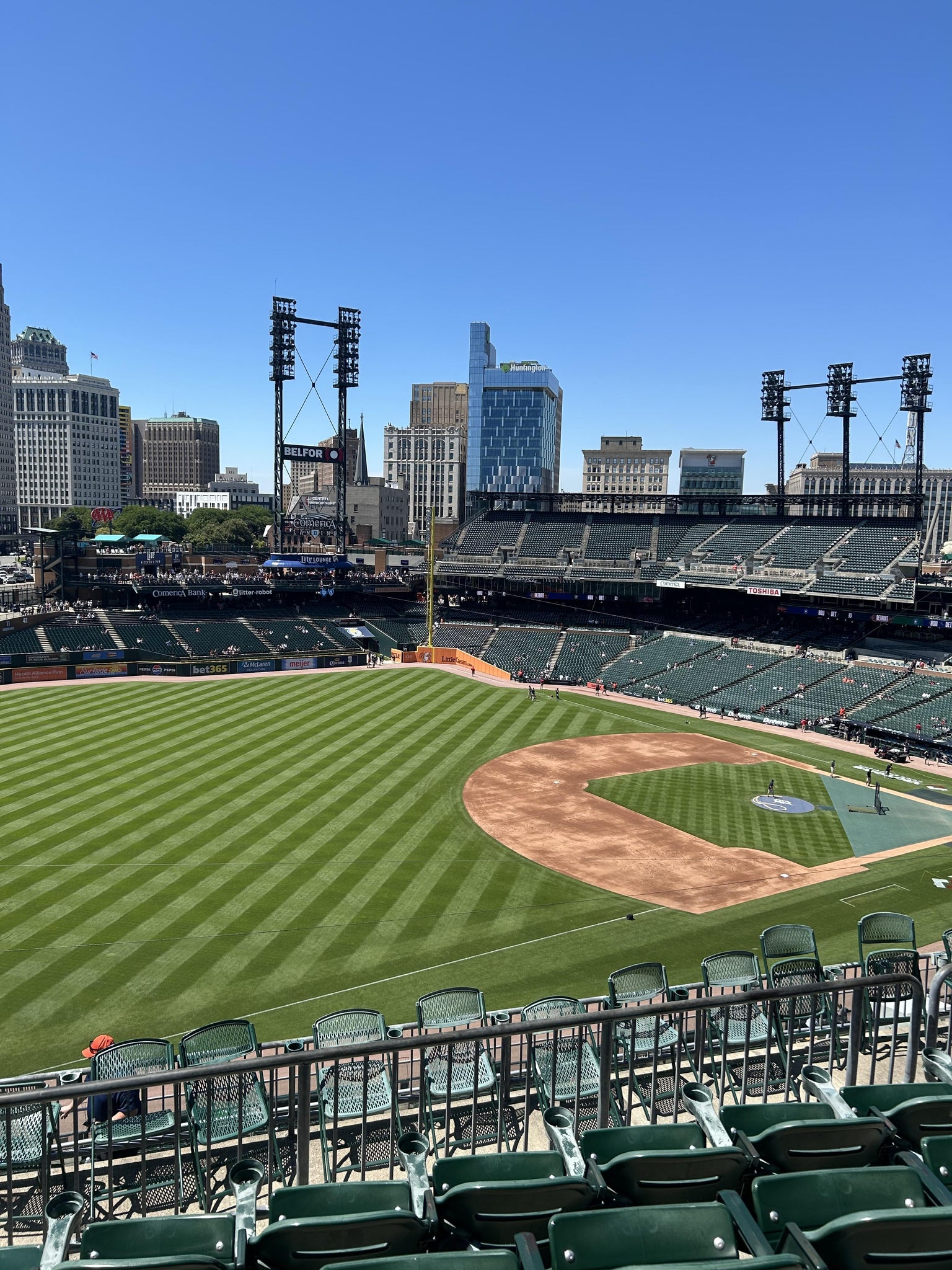 Vue réelle des fans prise de la Section 339 au site Comerica Park par Michael C