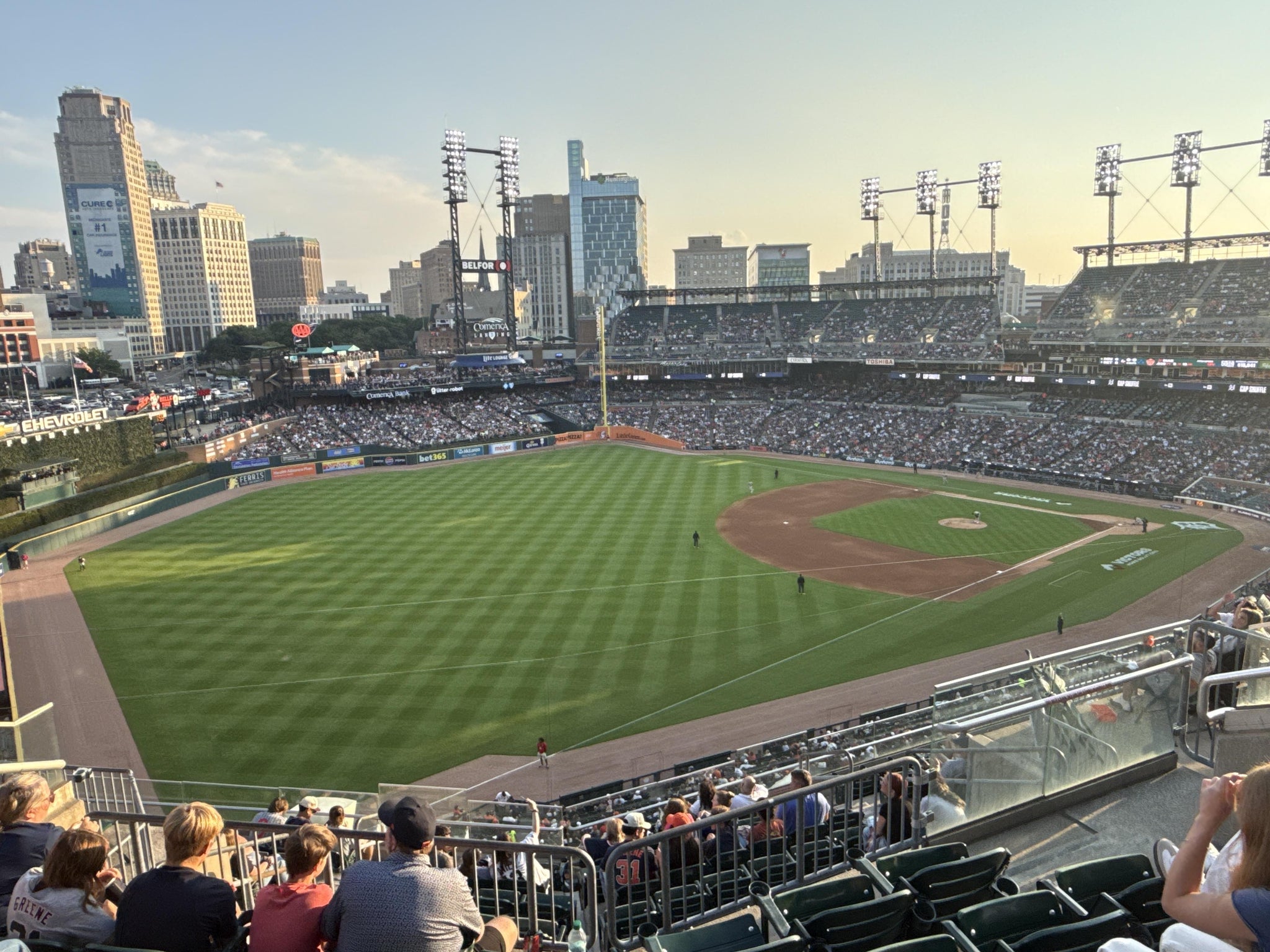 Vue réelle des fans prise de la Section 342 au site Comerica Park par Josh H