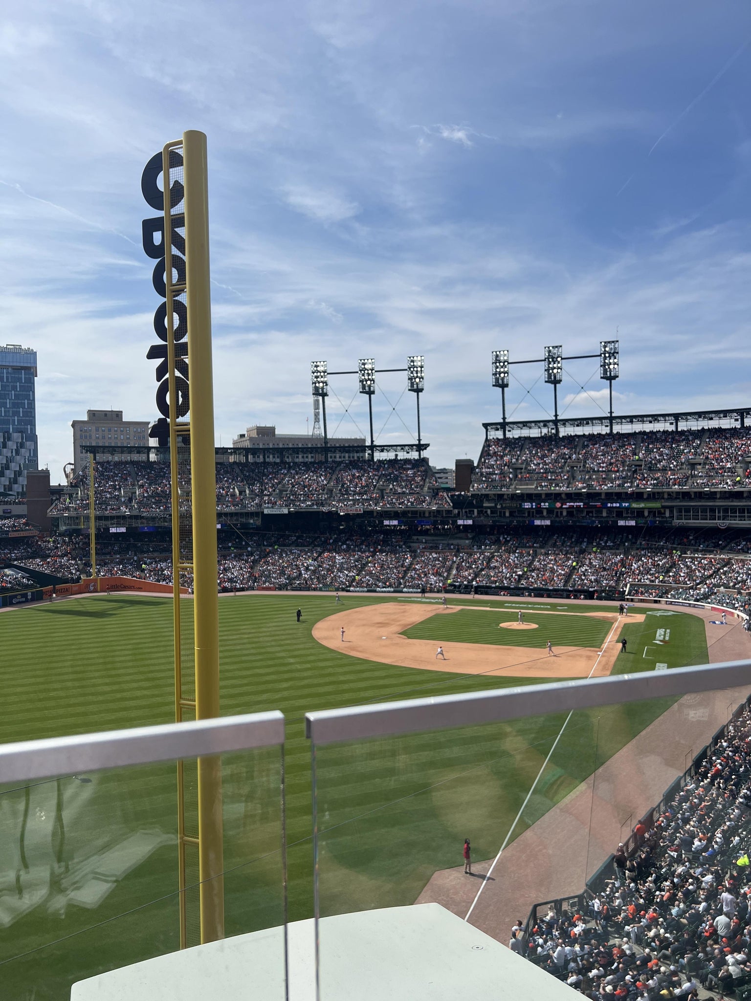 Real Fan View taken from Section 345 at Comerica Park by Randolph K
