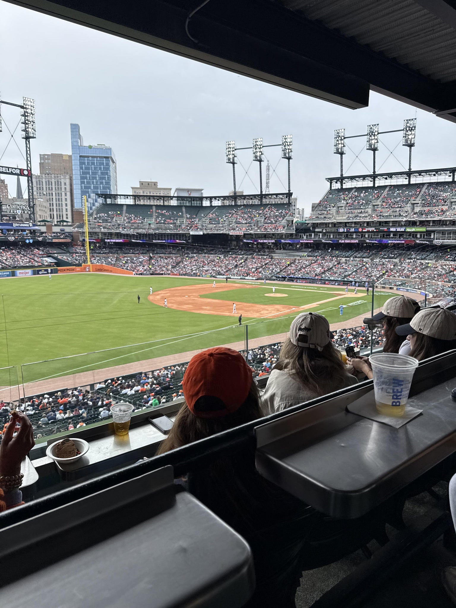 Real Fan View taken from Champions Club at Comerica Park by Anonymous User