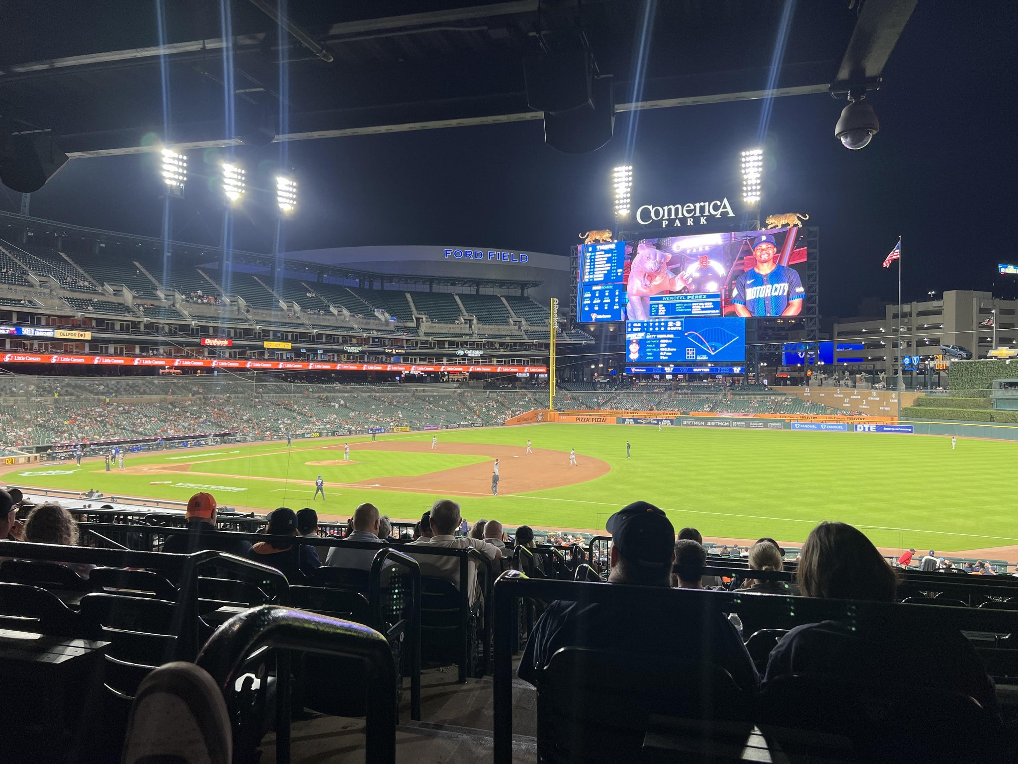 Real Fan View taken from Terrace 117 B at Comerica Park by Anonymous User
