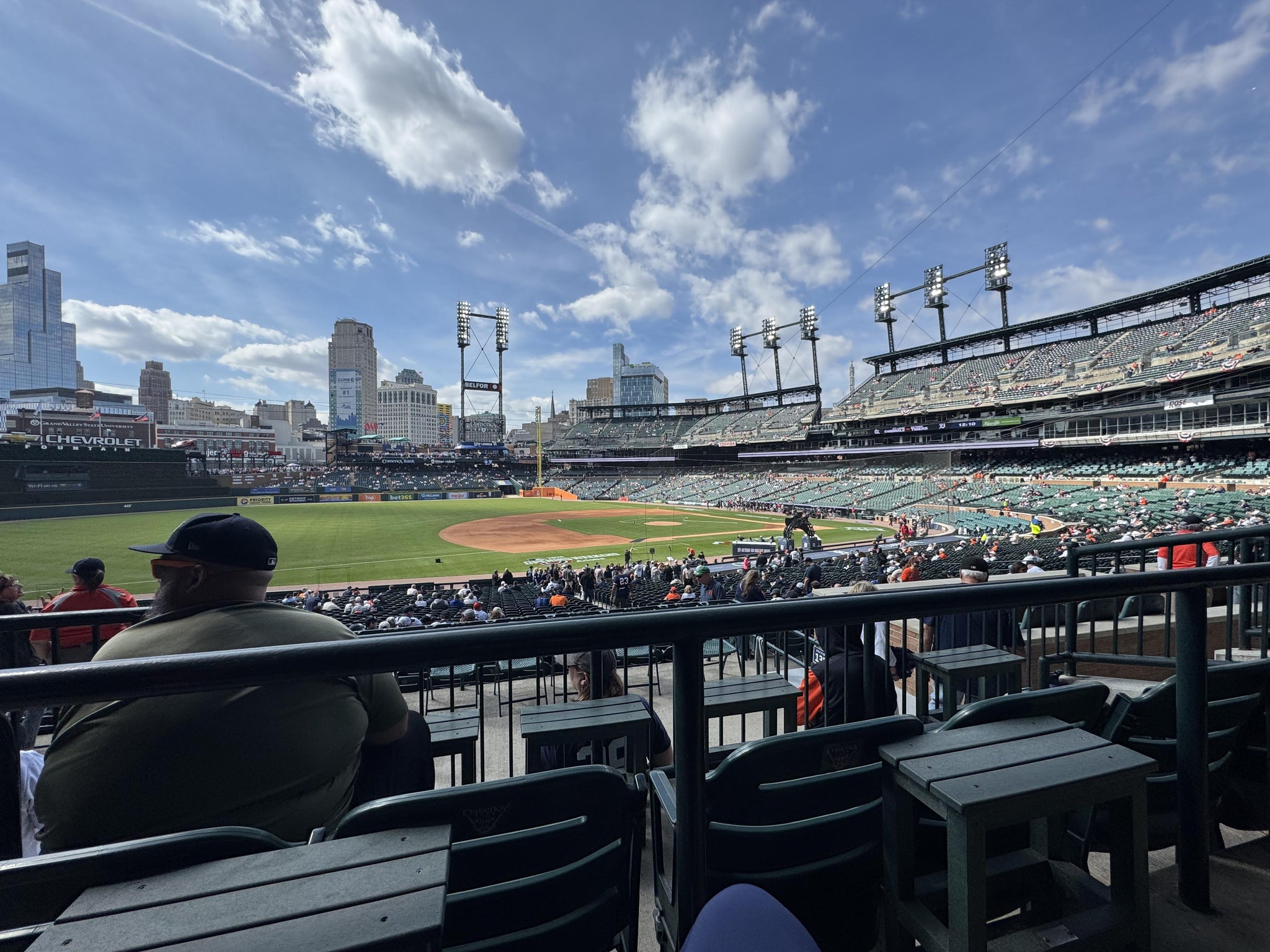 Real Fan View taken from Terrace 137 at Comerica Park by Mattie M