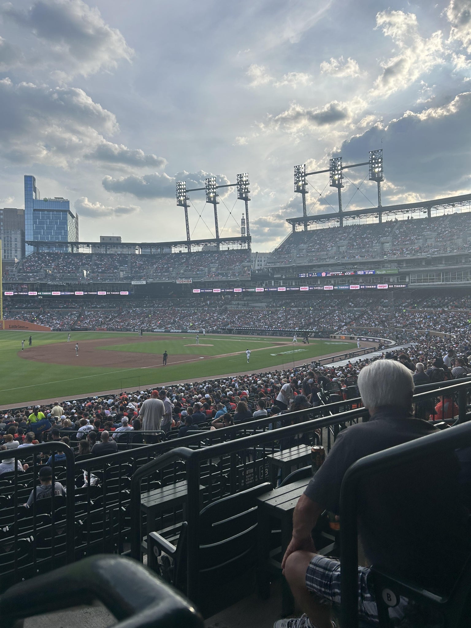 Real Fan View taken from Terrace 139 B at Comerica Park by Collin R
