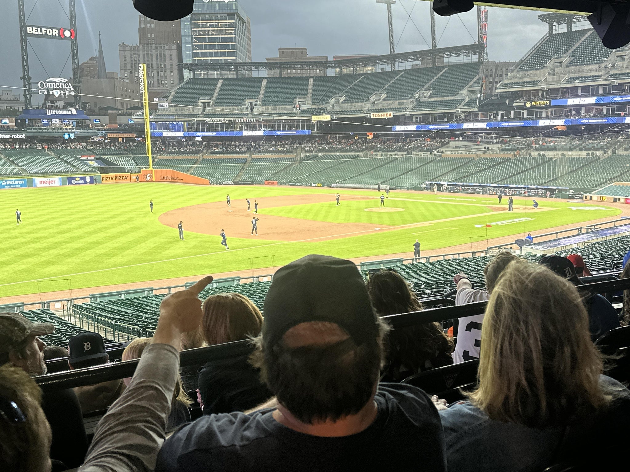 Real Fan View taken from Terrace 139 at Comerica Park by Mike J