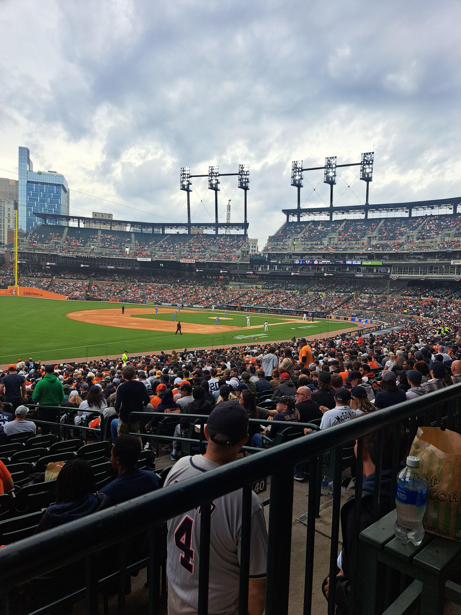 Real Fan View taken from Terrace 140 at Comerica Park by Michael O