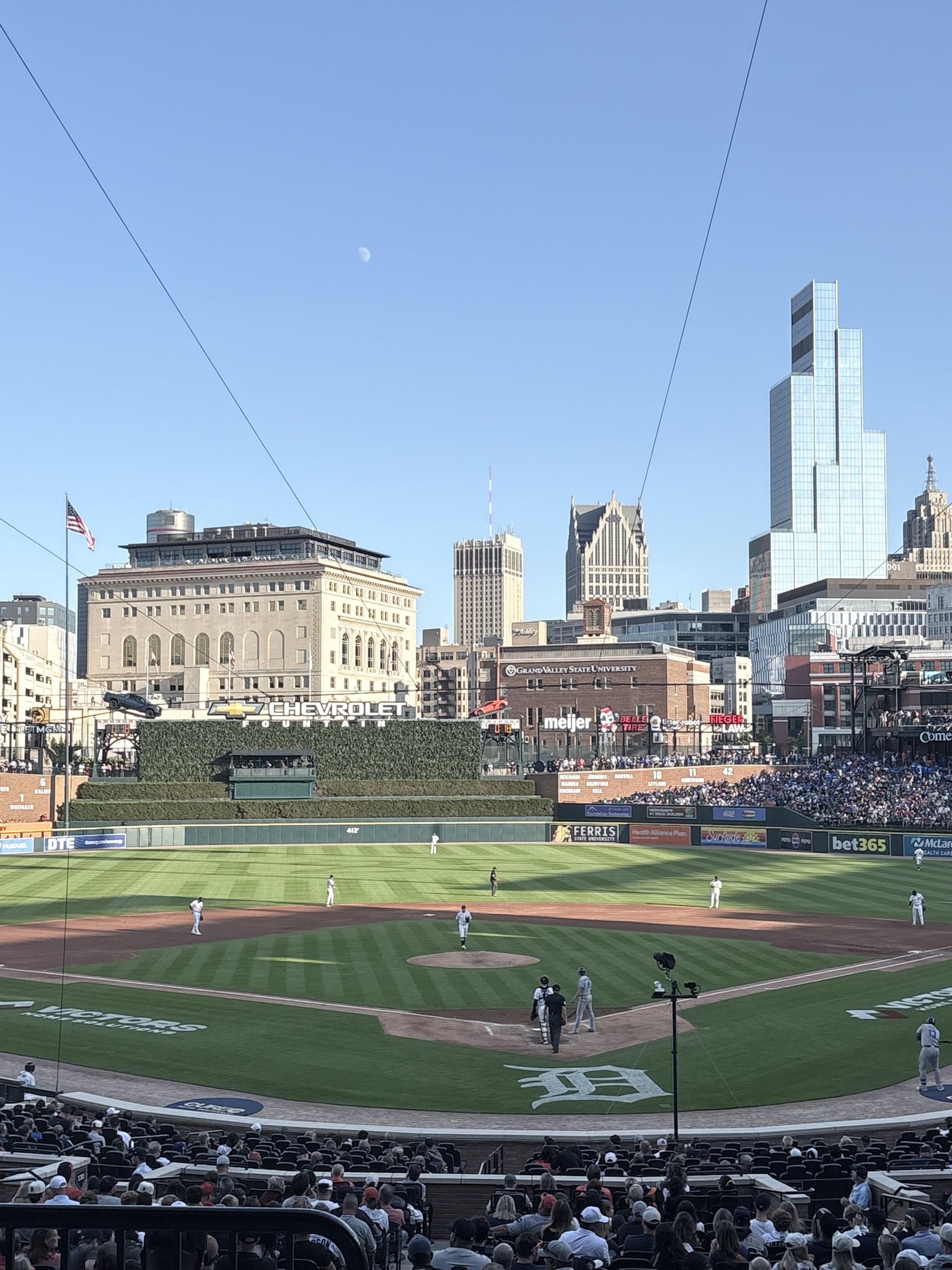Real Fan View taken from Tiger DEN 128 at Comerica Park by Megan l M