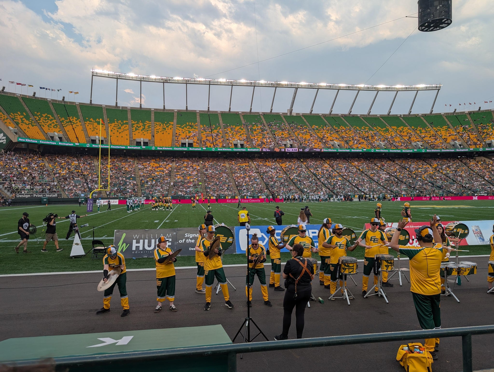 Real Fan View taken from Section K at Commonwealth Stadium - Edmonton by Sandrine I