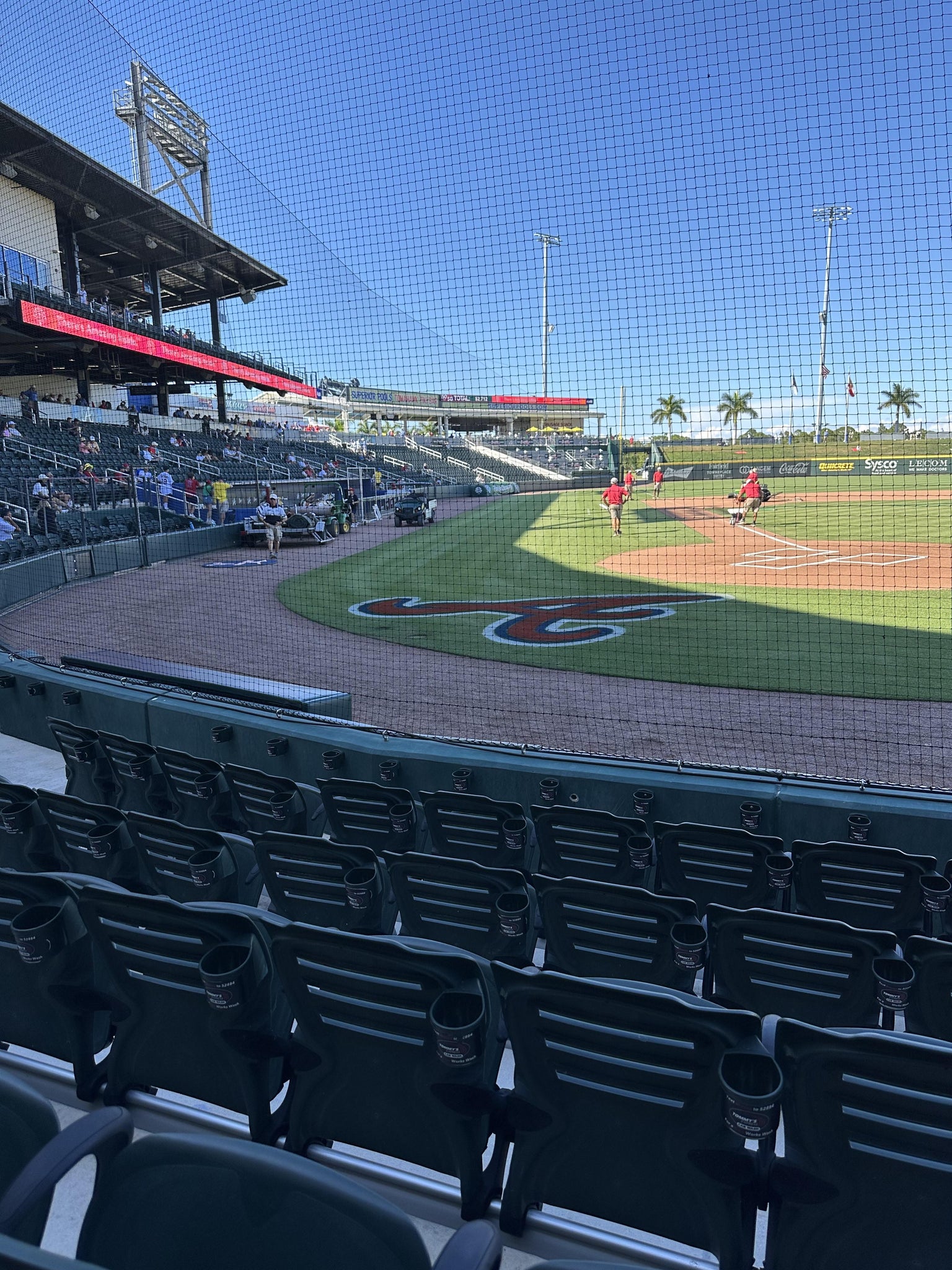 Real Fan View taken from Section 111 at CoolToday Park by Valerie L