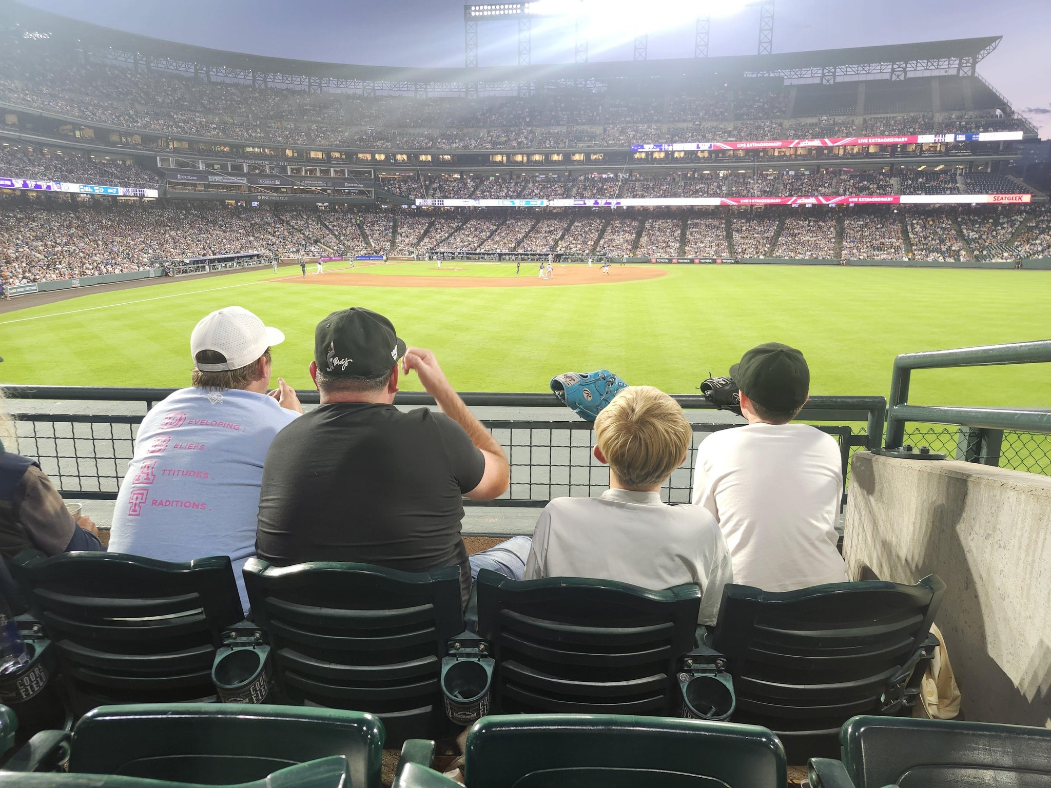 Real Fan View taken from Section 105 at Coors Field by Eleo B