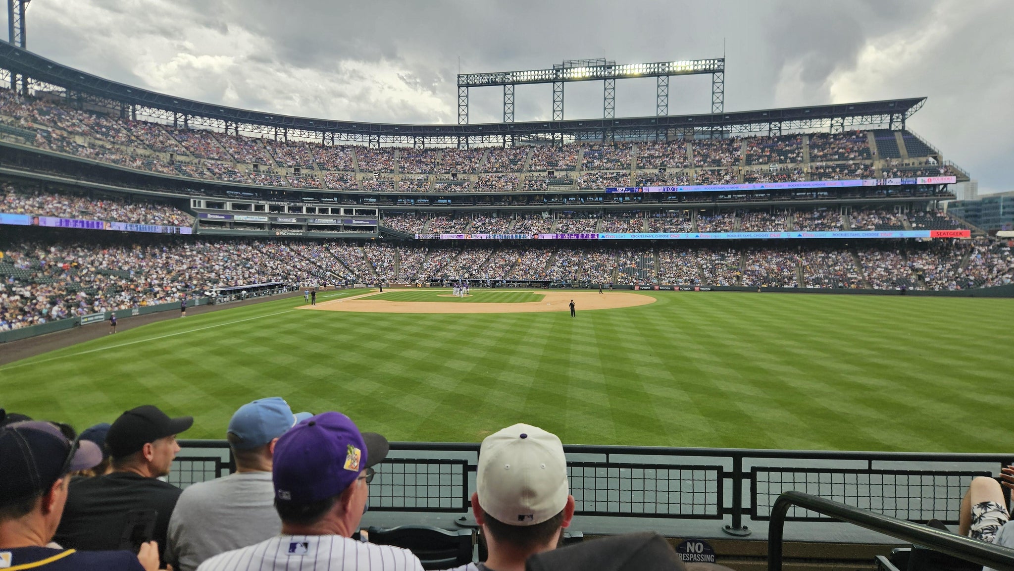 Real Fan View taken from Section 106 at Coors Field by William C