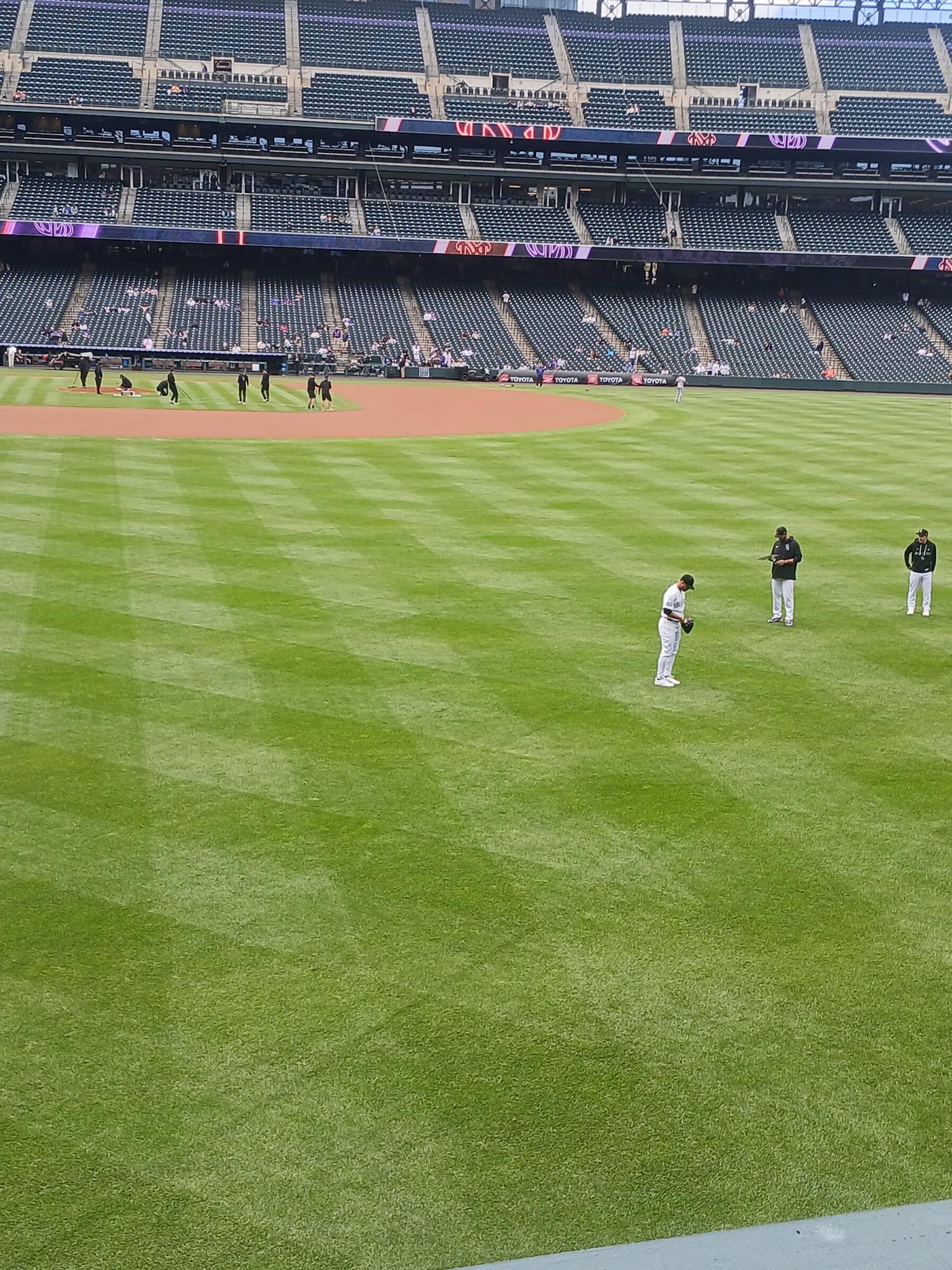 Real Fan View taken from Section 107 at Coors Field by Montaque M