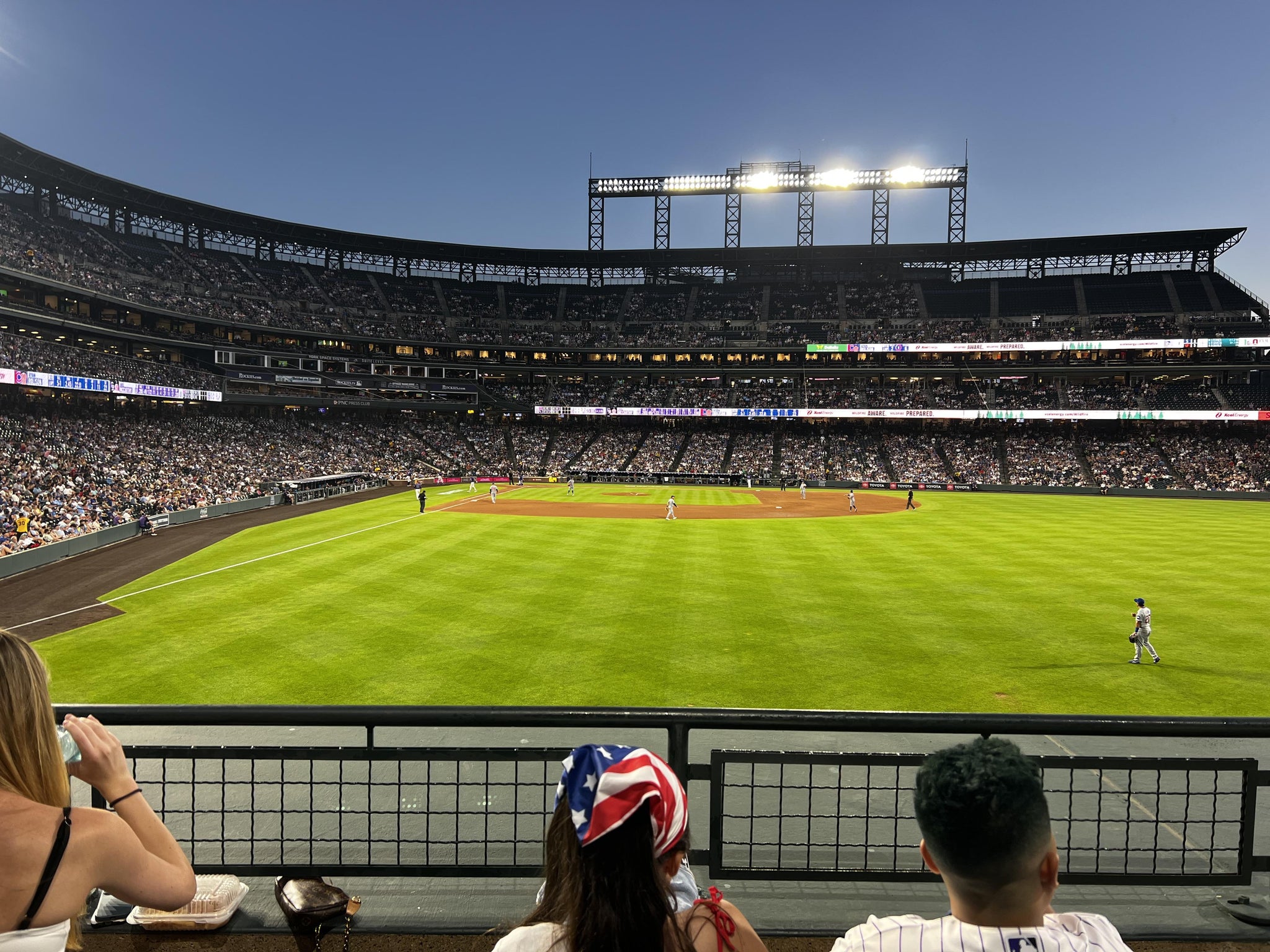 Real Fan View taken from Section 107 at Coors Field by Lisa P