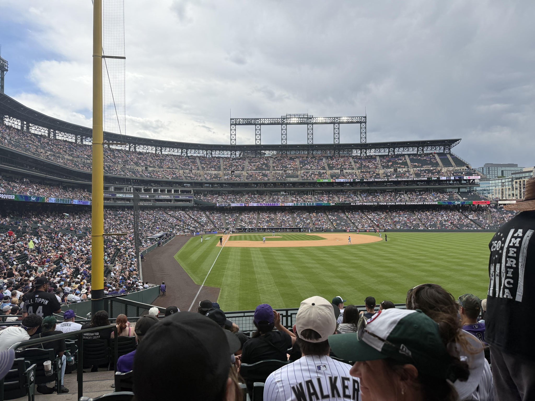 Real Fan View taken from Section 108 at Coors Field by Marcus A