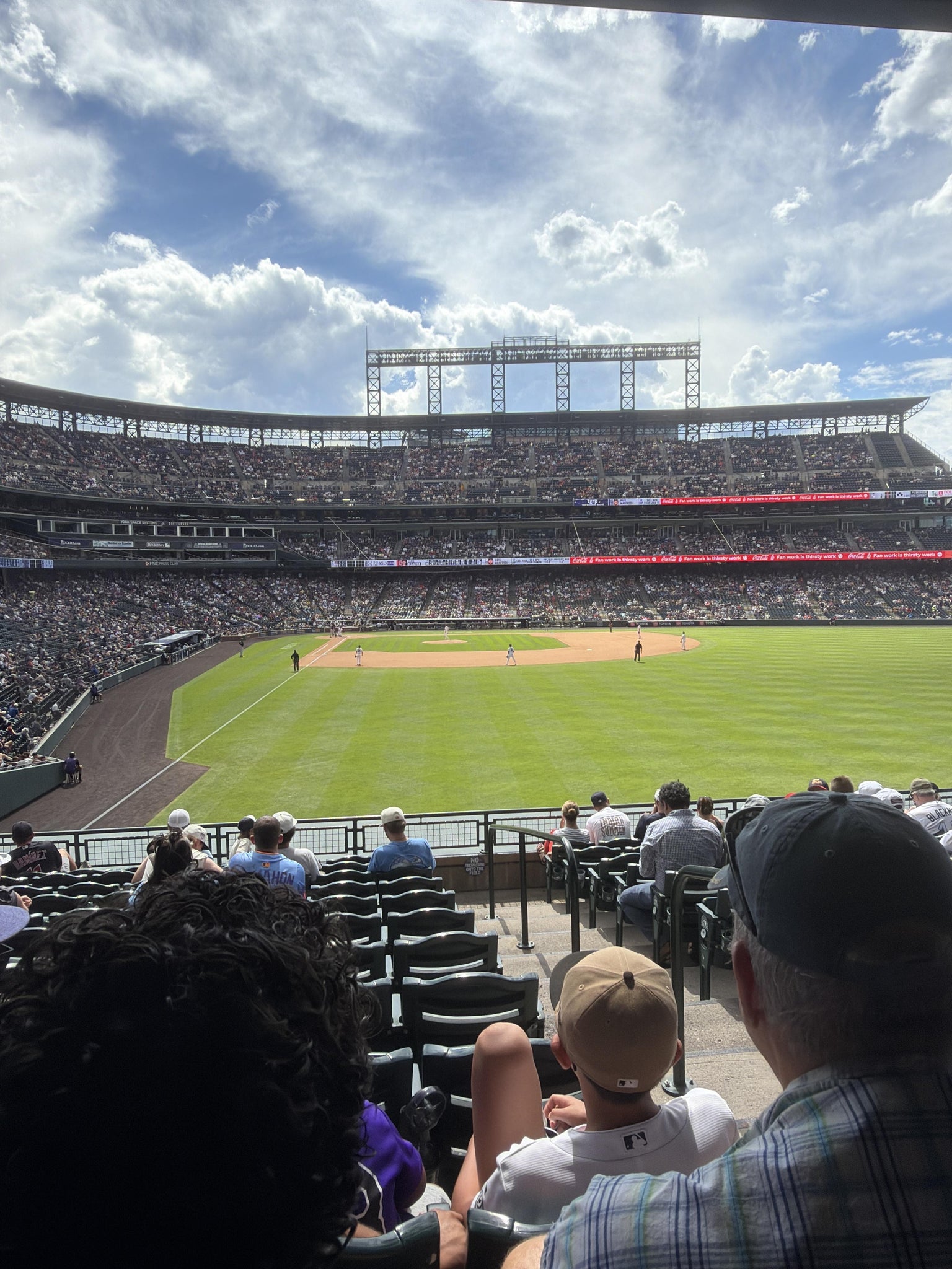 Real Fan View taken from Section 108 at Coors Field by Jen T