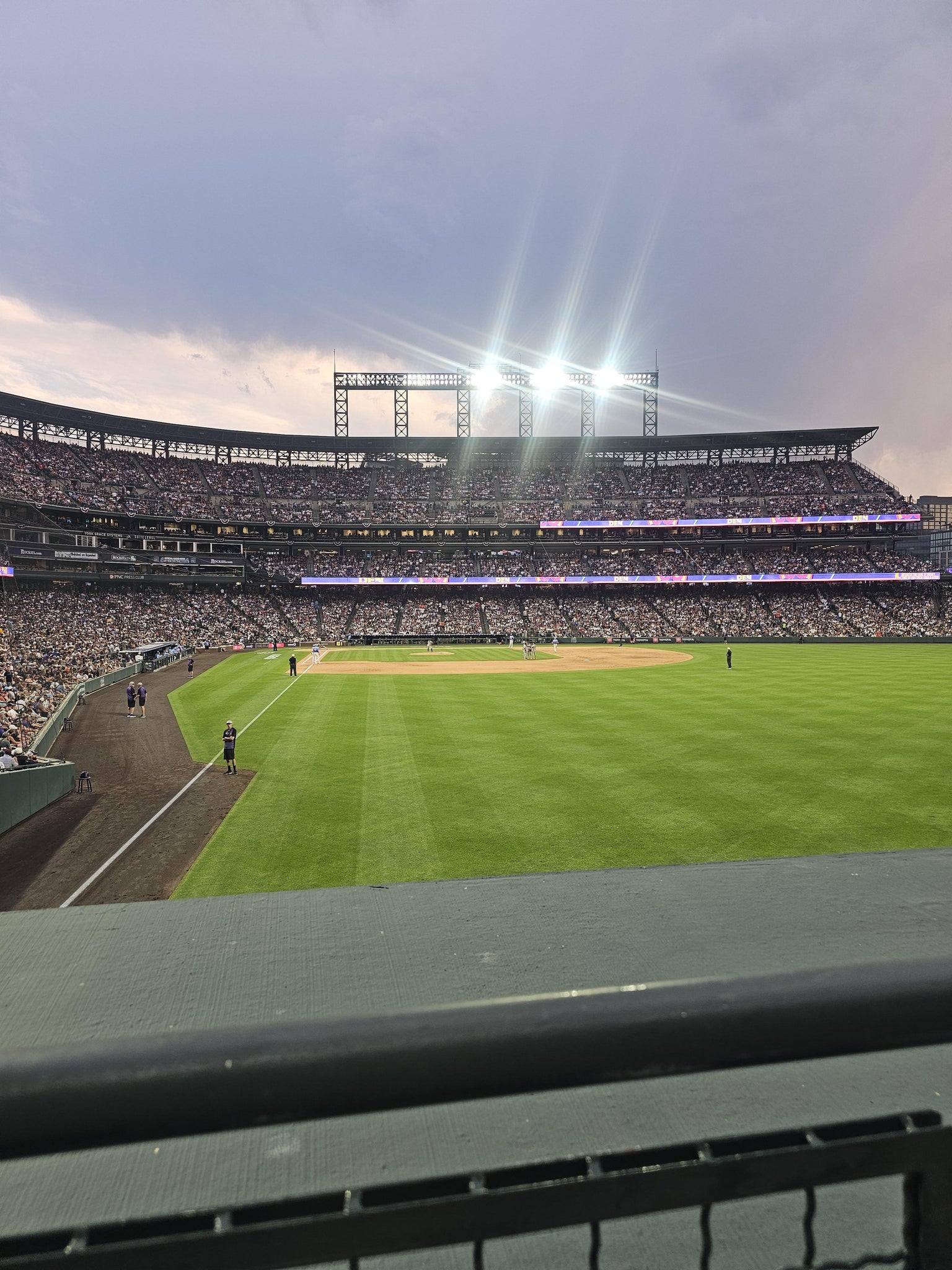 Real Fan View taken from Section 108 at Coors Field by T.e. B