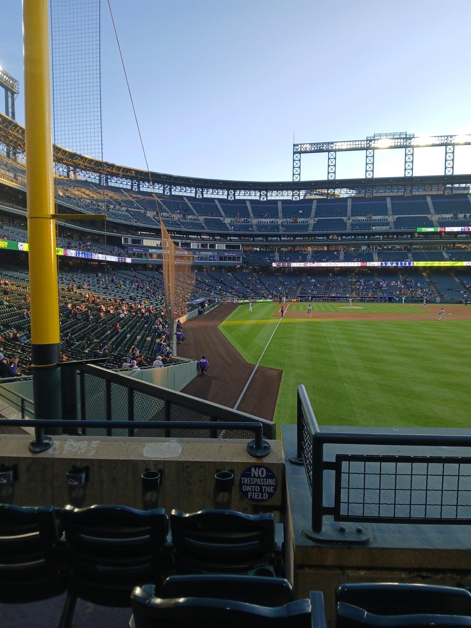 Real Fan View taken from Section 108 at Coors Field by Alfred L