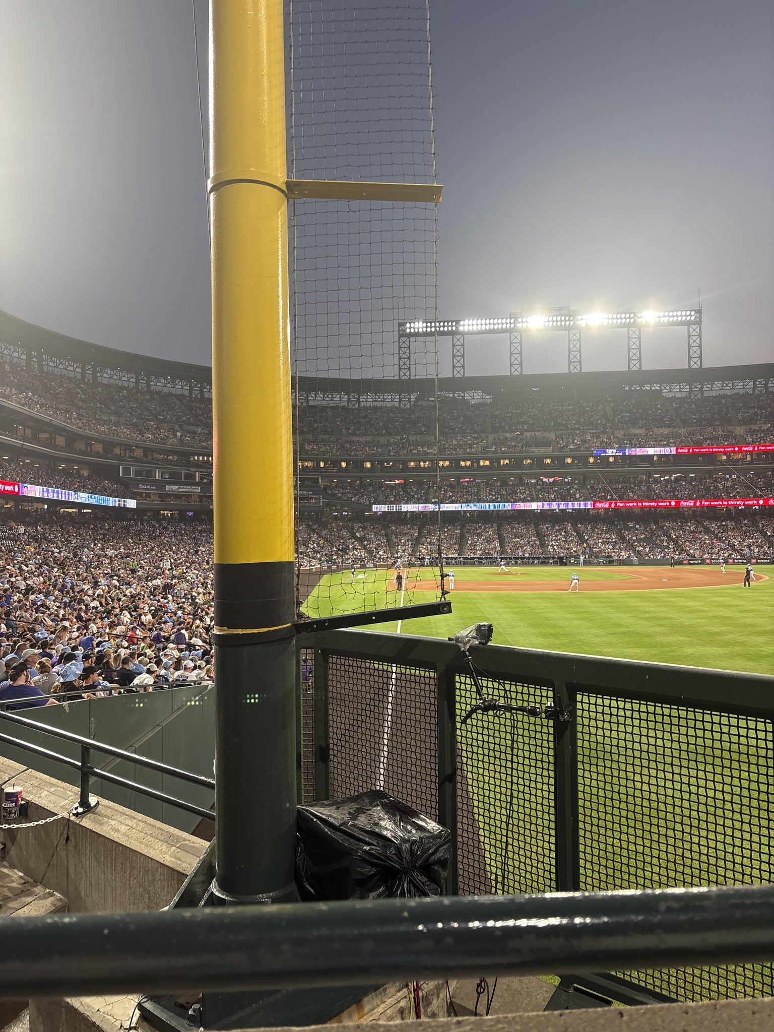 Real Fan View taken from Section 109 at Coors Field by Mikey G