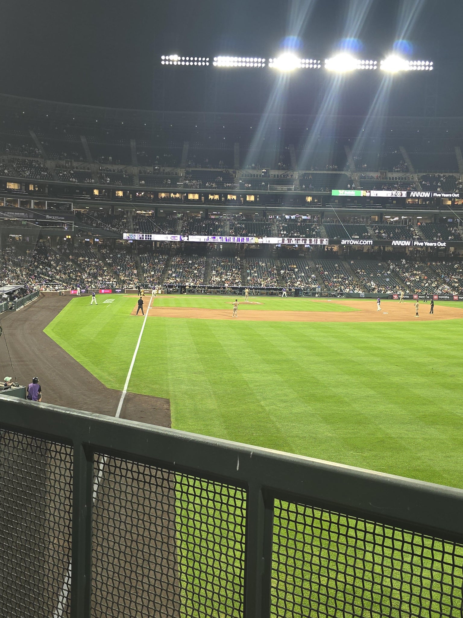 Real Fan View taken from Section 109 at Coors Field by John P